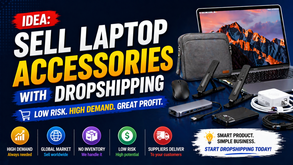 Gợi ý: Bán phụ kiện Laptop theo mô hình Dropshipping