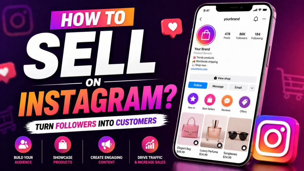 How can I sell on Instagram without a website?