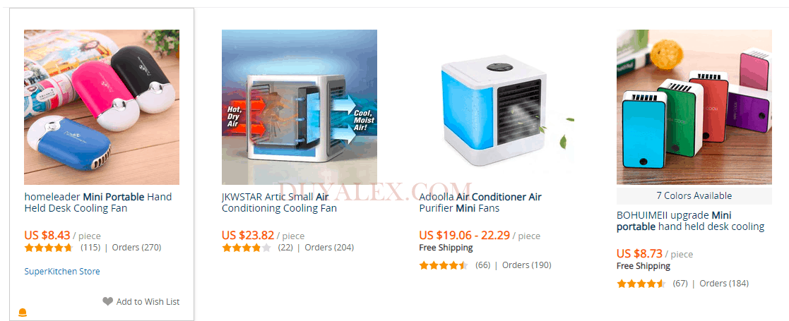 Portable Mini Air Conditioner ALIEXPRESS