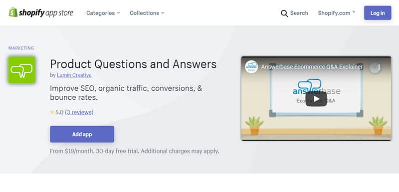 Câu hỏi và câu trả lời về sản phẩm - Ứng dụng SEO Shopify tốt nhất