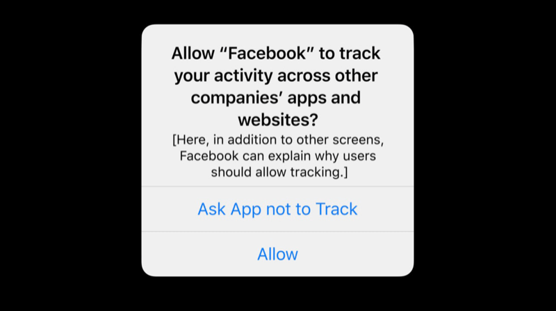 ios 14 app tracking transparency permissions pop up 800