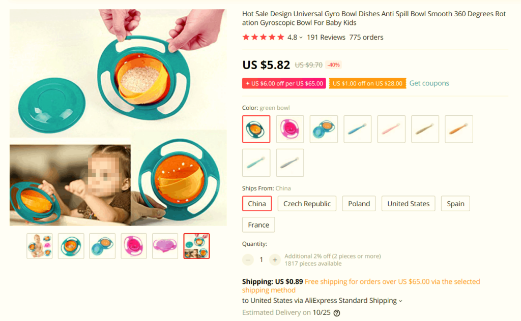 vi du san pham dropshipping