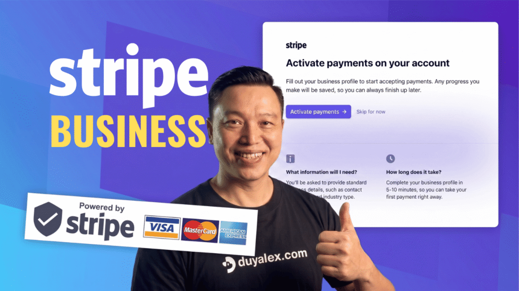 hướng dẫn tự đăng ký stripe hao kỳ