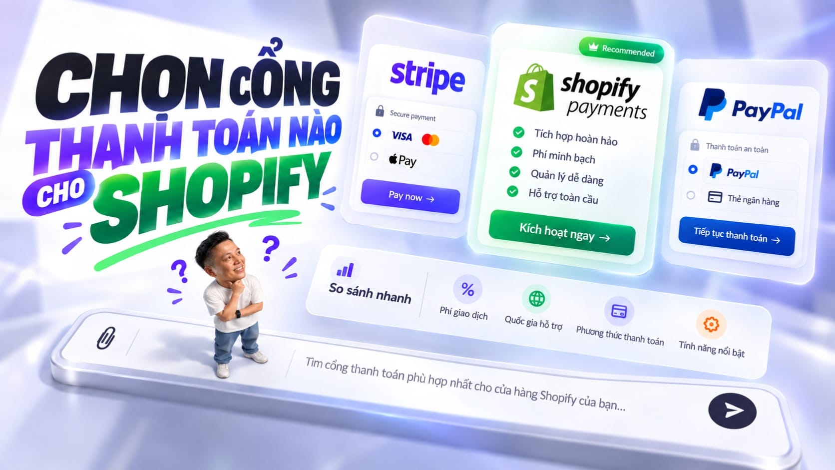 Các Cổng Thanh Toán Shopify – Nên Dùng Cổng Nào?