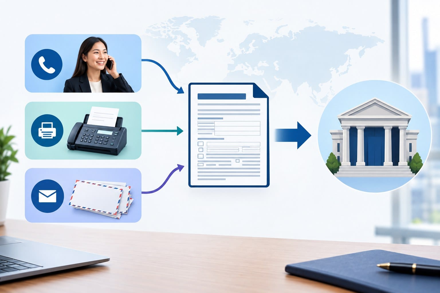 Ba cách đăng ký EIN từ Việt Nam bằng điện thoại, fax hoặc bưu điện